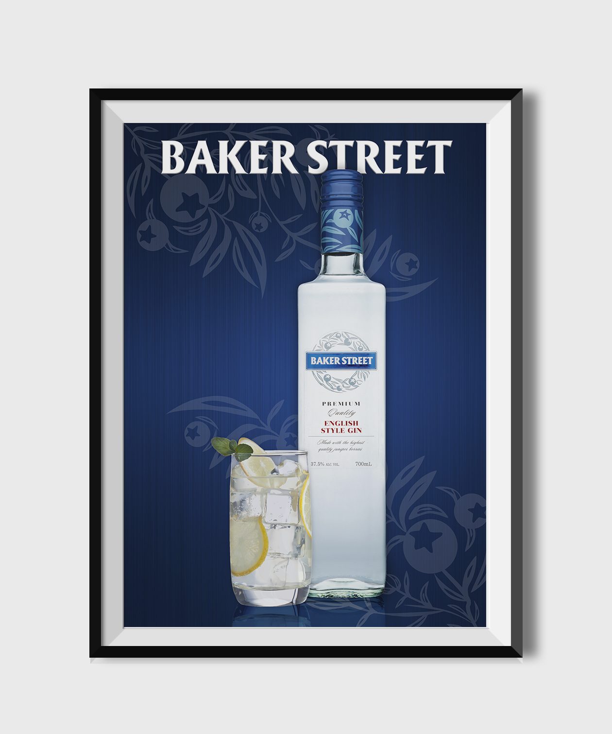 Baker Street Gin Poster